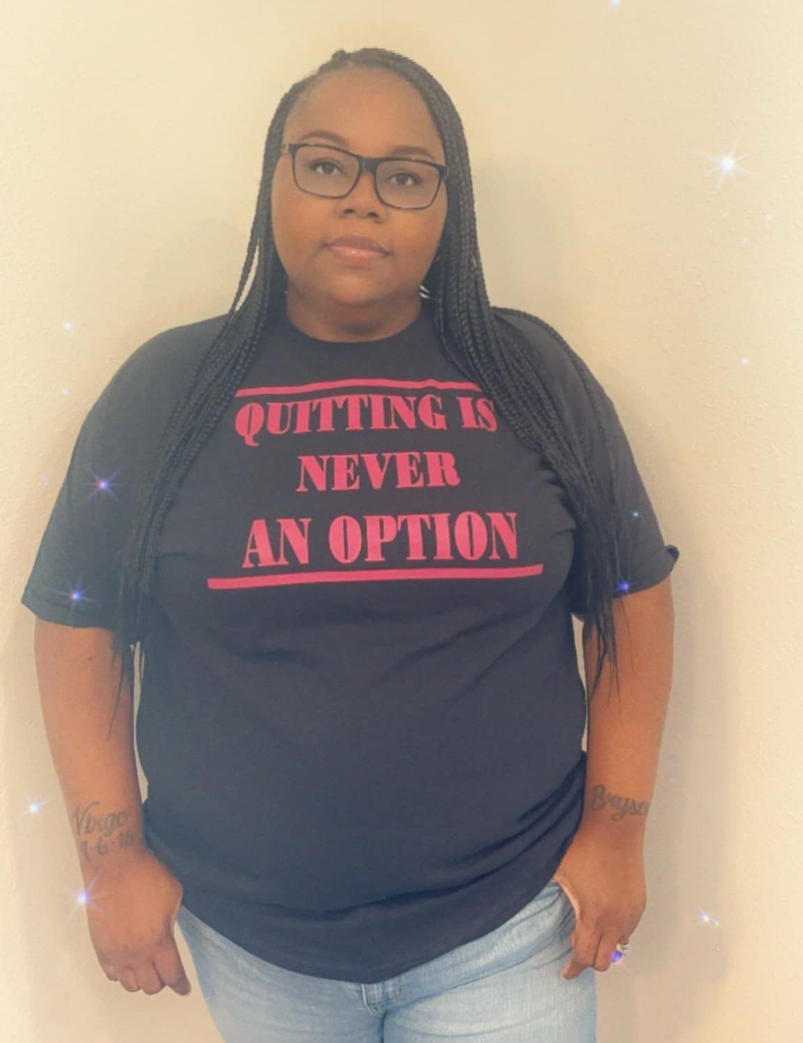 Black Quitting Is Never An Option Shirt