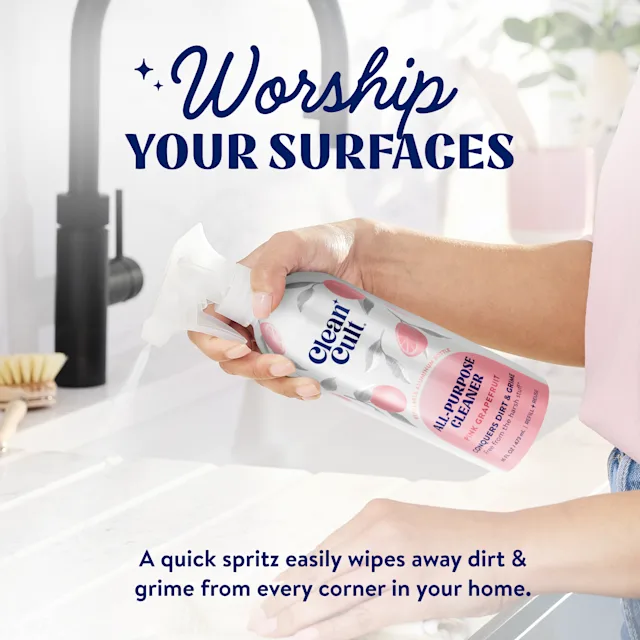 All purpose surface cleaner with gentle formula and refillable bottle - Image 2