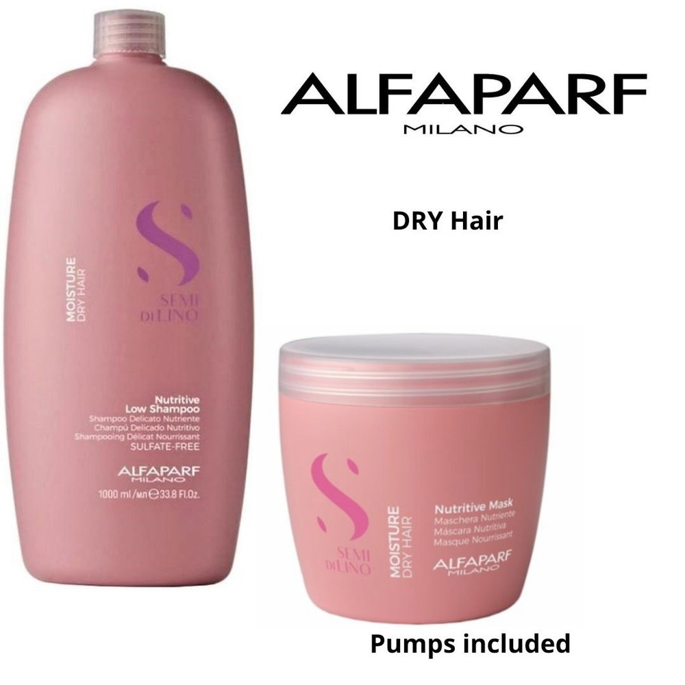 ALFAPARF Semi Di Lino Shampoo and Mask