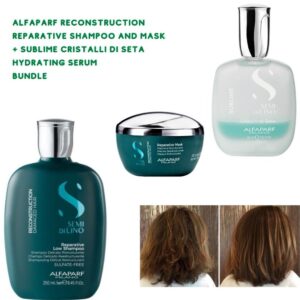 ALFAPARF Reconstruction Set: Shampoo, mask +Sublime Cristalli di Seta