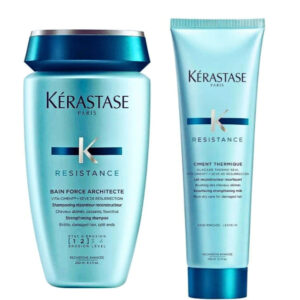 Kérastase Resistance Bain Force Architecte Shampoo and Ciment Thermique leave in treatment