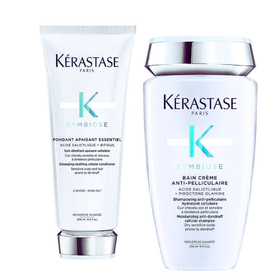 Kérastase Symbiose Shampoo and Conditioner for Sensitive Scalp Prone To Dandruff
