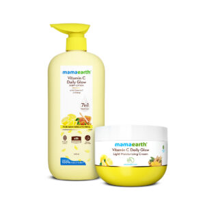 Vitamin C Body Lotion 400ml +Moisturizing Cream 200g – Daily Skin Care Combo