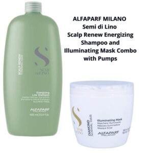 ALFAPARF Scalp Renew Shampoo 1L (Thinning hair) & Diamond illuminating Mask