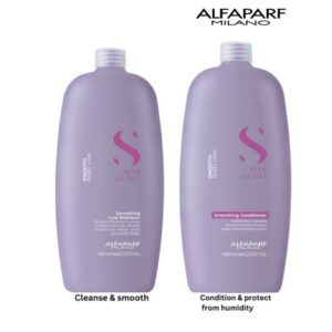 ALFAPARF Semi Di Lino Smoothing Shampoo and Conditioner 1000ml