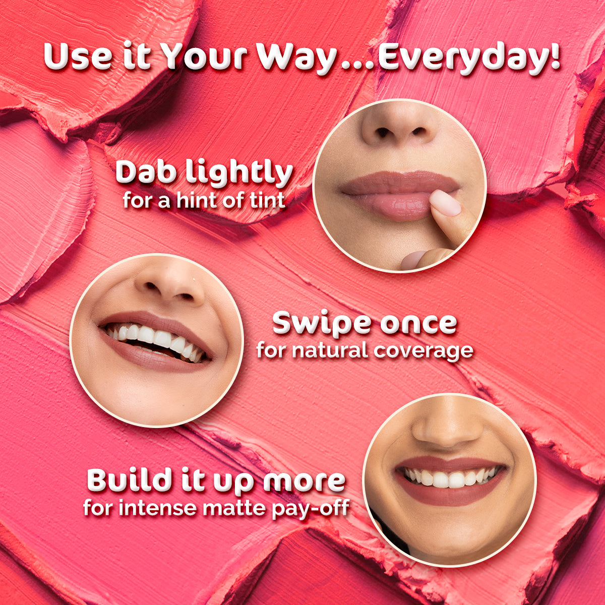 Mamaearth Creamy Matte Long Stay Lipstick - 08 Hibiscus Nude - Image 5