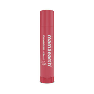 Mamaearth Nourishing Tinted 100% Natural Lip Balm with Vitamin E - Strawbery