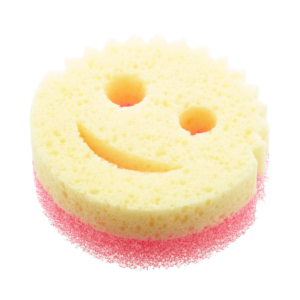 Dual-Sided Scrubbing Sponge with FlexTexture Surface