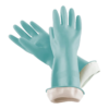 Natural Latex Cleaning Gloves with Cotton-Flocked Lining