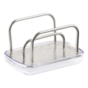 Stainless Steel Sponge Holder with Ventilated Drainage Design