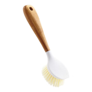 Dish Brush with Bamboo Handle and Recycled Plastic Bristles