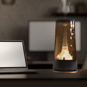 Ultrasonic Humidifier with Dual-Fan Design and Ambient Lighting