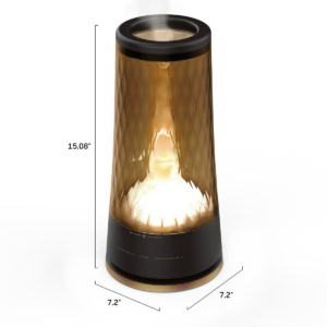 Ultrasonic Humidifier with Dual-Fan Design and Ambient Lighting